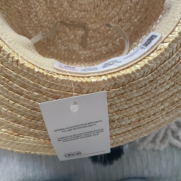 NWT ASOS Designs Straw Beach Hat 👒 - Picture 4 of 4
